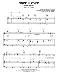 Once I Loved (Amor Em Paz) (Love In Peace) von Frank Sinatra (Download) 