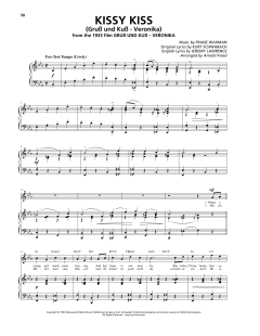 Kissy Kiss (Gruß und Kuss - Veronica) von Kurt Schwabach (Download) 