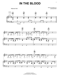 In The Blood von John Mayer (Download) 