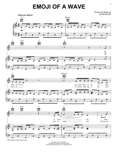 Emoji Of A Wave von John Mayer (Download) 