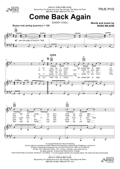Come Back Again von Ross Wilson (Download) 