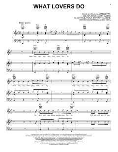 What Lovers Do von Maroon 5 (Download) 