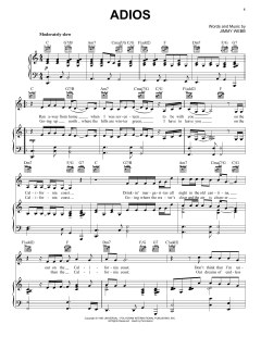 Adios von Jimmy Webb (Download) 
