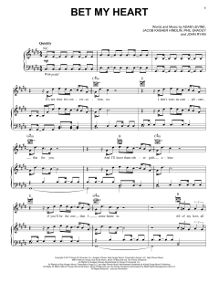 Bet My Heart von Maroon 5 (Download) 