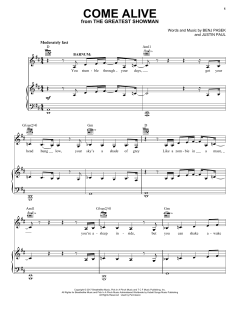 Come Alive von Benj Pasek (Download) 