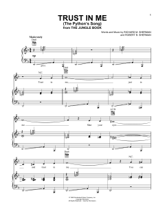 Trust In Me (The Python's Song) von Robert B. Sherman (Download) 
