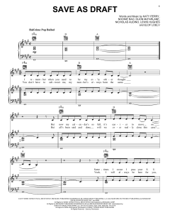 Save As Draft von Katy Perry (Download) 
