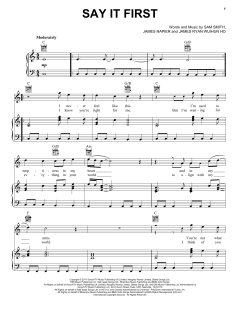 Say It First von Sam Smith (Download) 