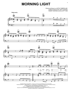 Morning Light von Justin Timberlake (Download) 