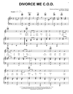 Divorce Me C.O.D. von Merle Travis (Download) 