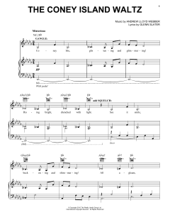 The Coney Island Waltz von Glenn Slater (Download) 