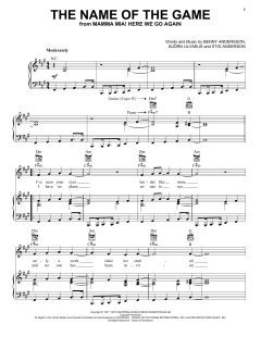 The Name Of The Game von ABBA (Download) 