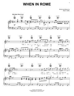 When In Rome von Billy Joel (Download) 