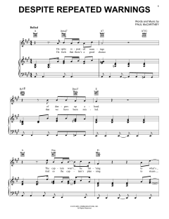 Despite Repeated Warnings von Paul McCartney (Download) 