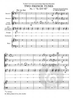 Two French Tunes Nr. 1: Il est né von Brian Bonsor 