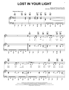 Lost In Your Light (featuring Miguel) von Dua Lipa (Download) 