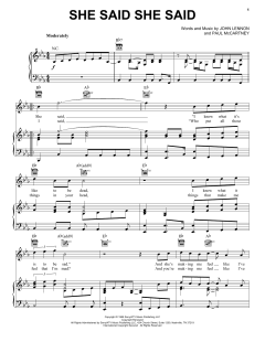 She Said She Said von The Beatles (Download) 