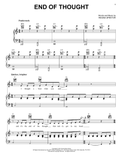 End Of Thought von Regina Spektor (Download) 