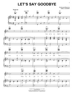 Let's Say Goodbye von Noel Coward (Download) 