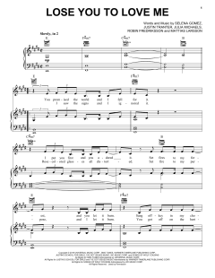 Lose You To Love Me von Selena Gomez (Download) 