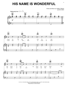 His Name Is Wonderful von Chris Tomlin (Download) 