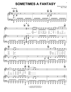Sometimes A Fantasy von Billy Joel (Download) 