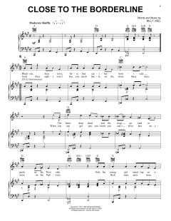 Close To The Borderline von Billy Joel (Download) 
