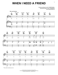 When I Need A Friend von Coldplay (Download) 