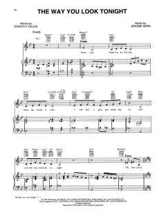 The Way You Look Tonight von Jerome Kern (Download) 