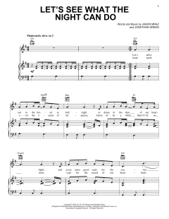 Let's See What The Night Can Do von Jason Mraz (Download) 