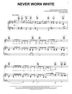Never Worn White von Katy Perry (Download) 