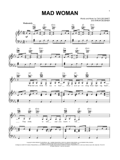 mad woman von Taylor Swift (Download) 