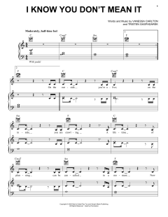 I Know You Don't Mean It von Vanessa Carlton (Download) 