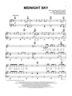 Midnight Sky von Miley Cyrus (Download) 