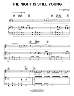 The Night Is Still Young von Billy Joel (Download) 
