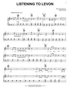 Listening To Levon von Marc Cohn (Download) 