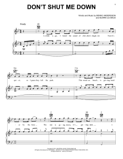 Don't Shut Me Down von ABBA (Download) 