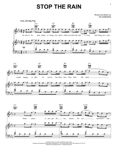 Stop The Rain von Ed Sheeran (Download) 