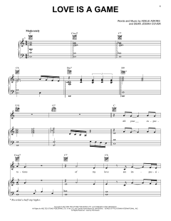 Love Is A Game von Adele (Download) 