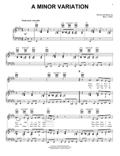 A Minor Variation von Billy Joel (Download) 