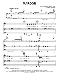Maroon von Taylor Swift (Download) 