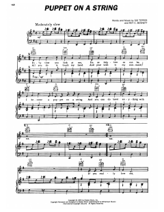 Puppet On A String von Elvis Presley (Download) 