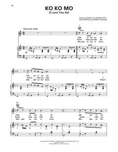 Ko Ko Mo (I Love You So) von Eunice Levy (Download) 