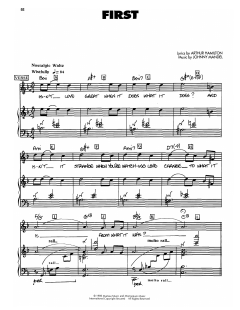 First von Johnny Mandel (Download) 