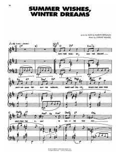 Summer Wishes, Winter Dreams von Johnny Mandel (Download) 