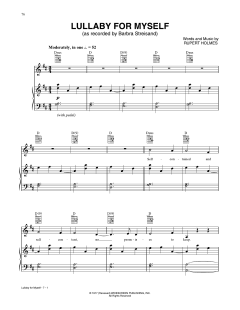 Lullaby For Myself von Barbra Streisand (Download) 