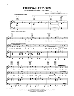 Echo Valley 2-6809 von Rupert Holmes (Download) 