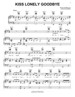 Kiss Lonely Goodbye von Stevie Wonder (Download) 