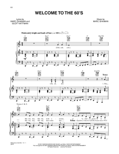 Welcome To The 60's von Marc Shaiman (Download) 
