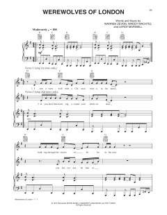 Werewolves Of London von Warren Zevon (Download) 